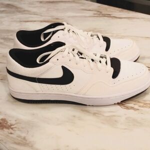 Nike Court Force Low Mens White/Black Casual Shoes
